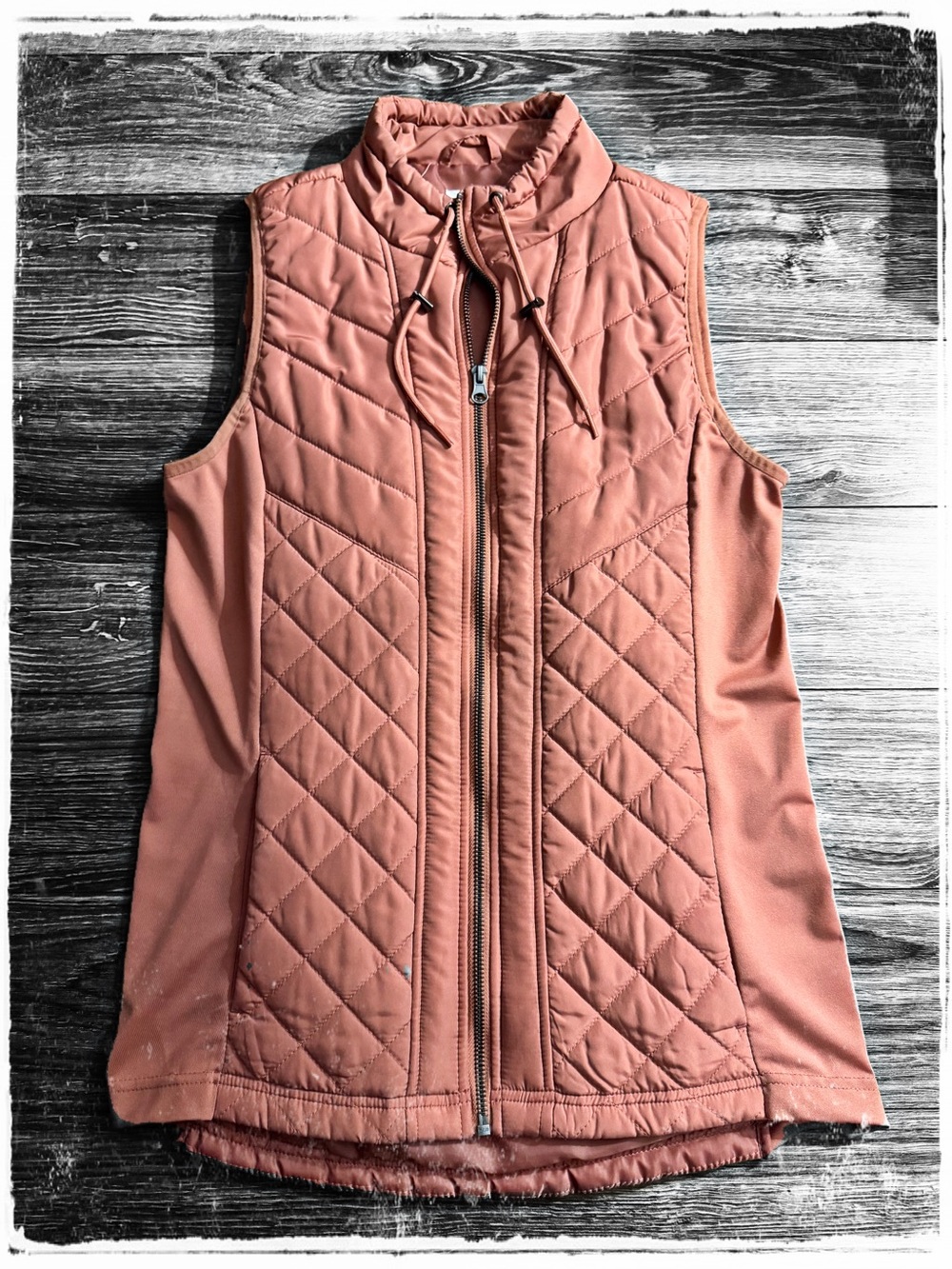 Maurices Quilted Blush Pink Vest